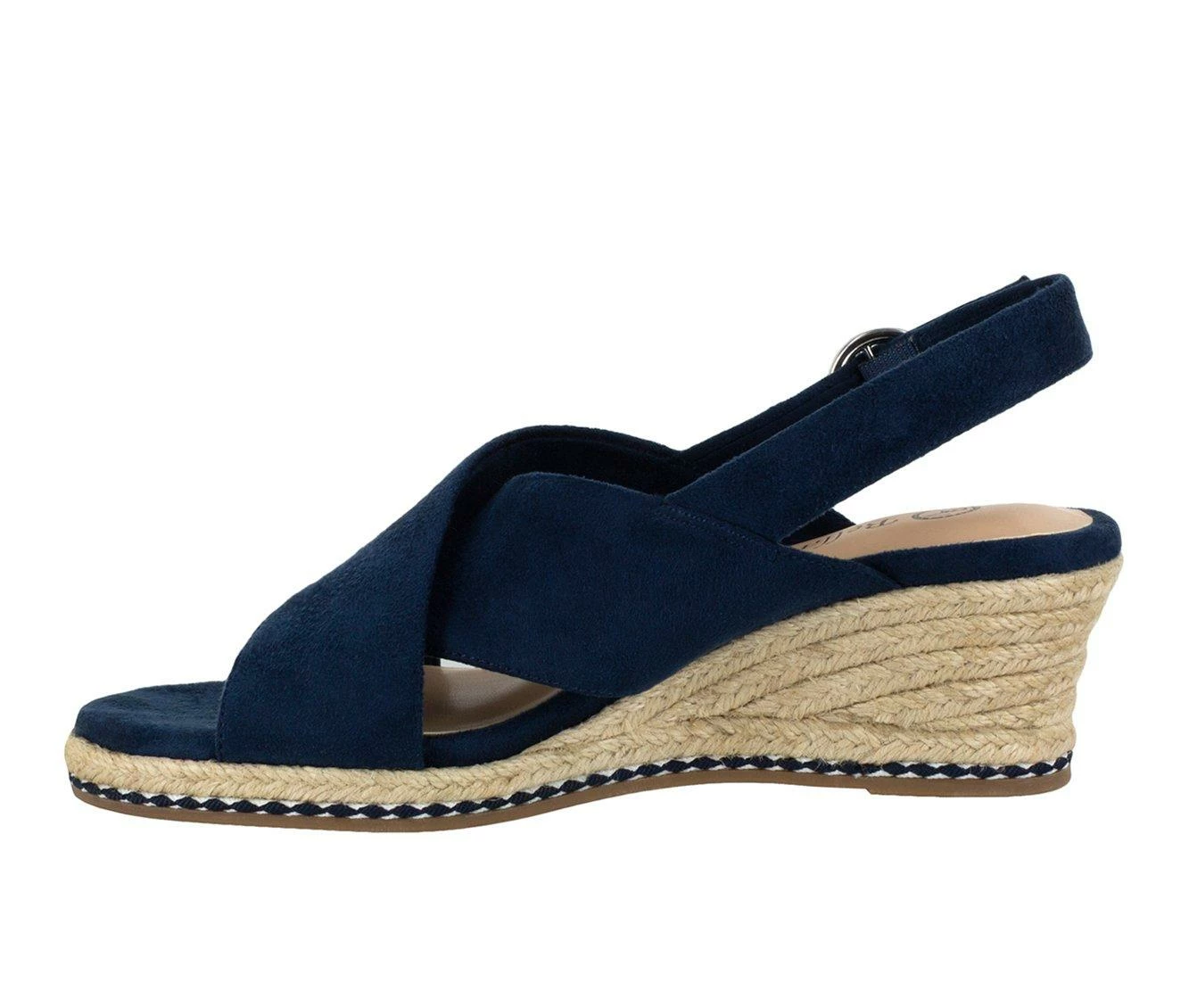 Discount π₯° Women's Bella Vita Nadette II Wedges Navy Suede β€οΈ - Image 4