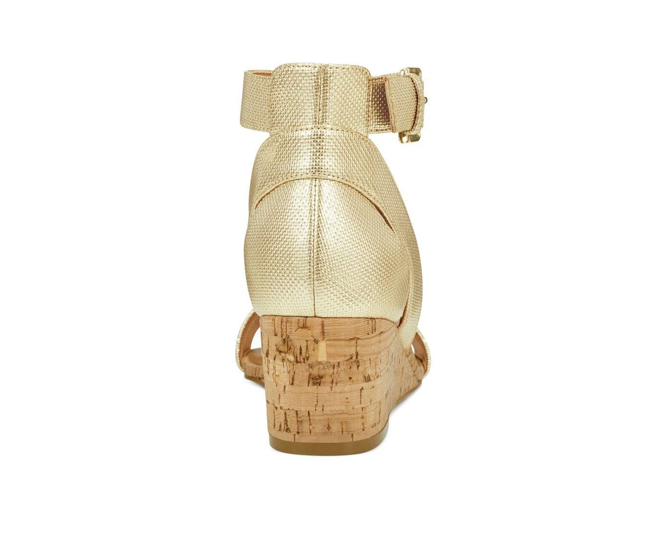 Cheapest β€οΈ Women's Aerosoles Willowbrook Wedges Gold Metallic π 5 Cheapest β€οΈ Women's Aerosoles Willowbrook Wedges Gold Metallic π - Image 4