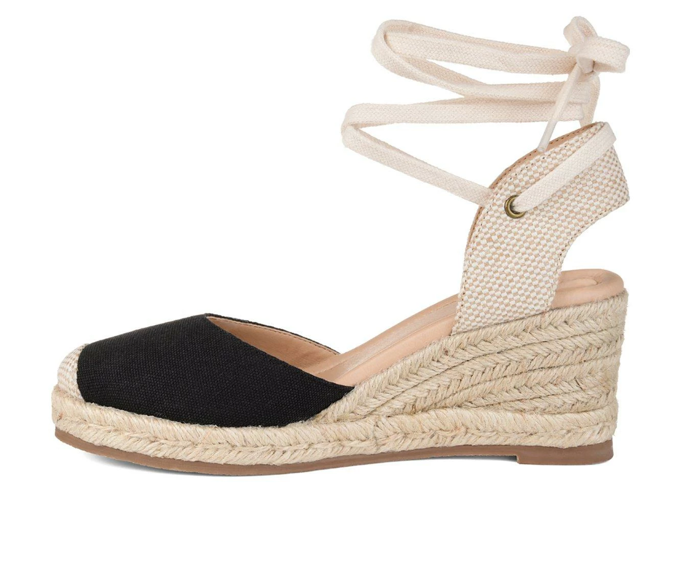 Flash Sale π₯ Women's Journee Collection Monte Espadrille Wedges Black π― - Image 4
