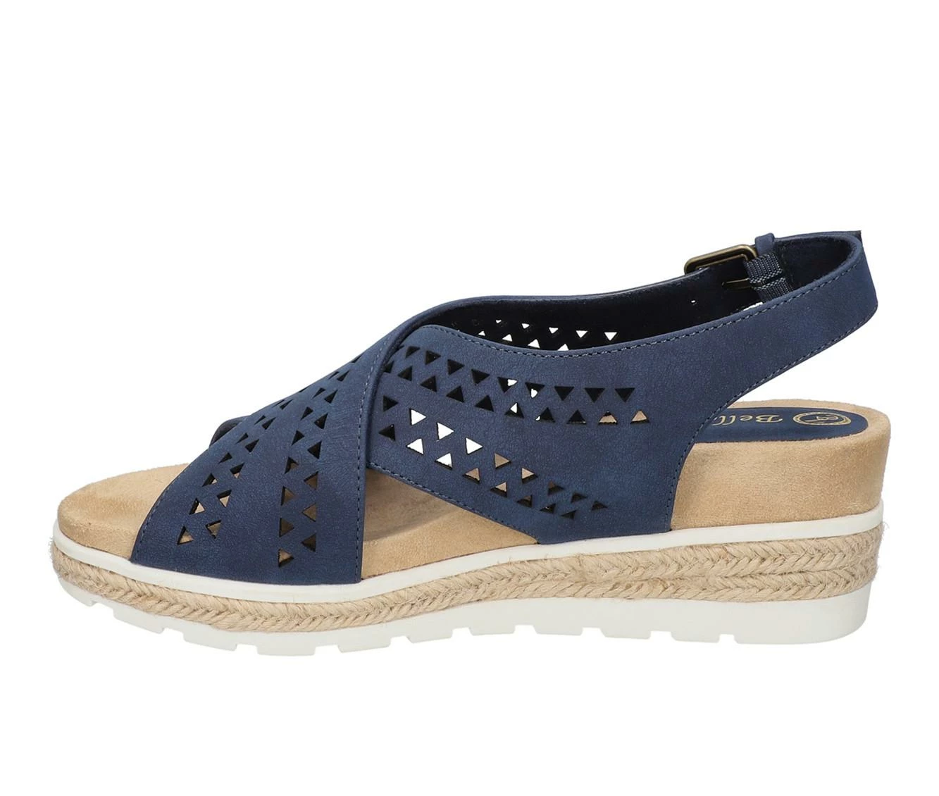 Best Pirce π Women's Bella Vita Cosette Wedge π©΄ Sandals Navy β - Image 4