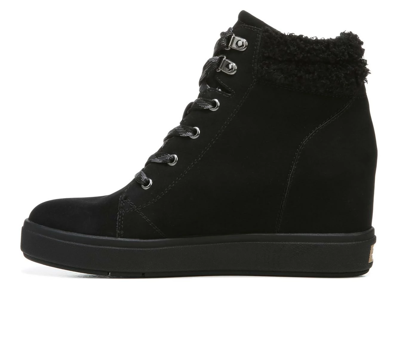 Hot Sale π Women's Dr. Scholls Madison Hike Wedge Combat π₯Ύ Boots Black π - Image 4