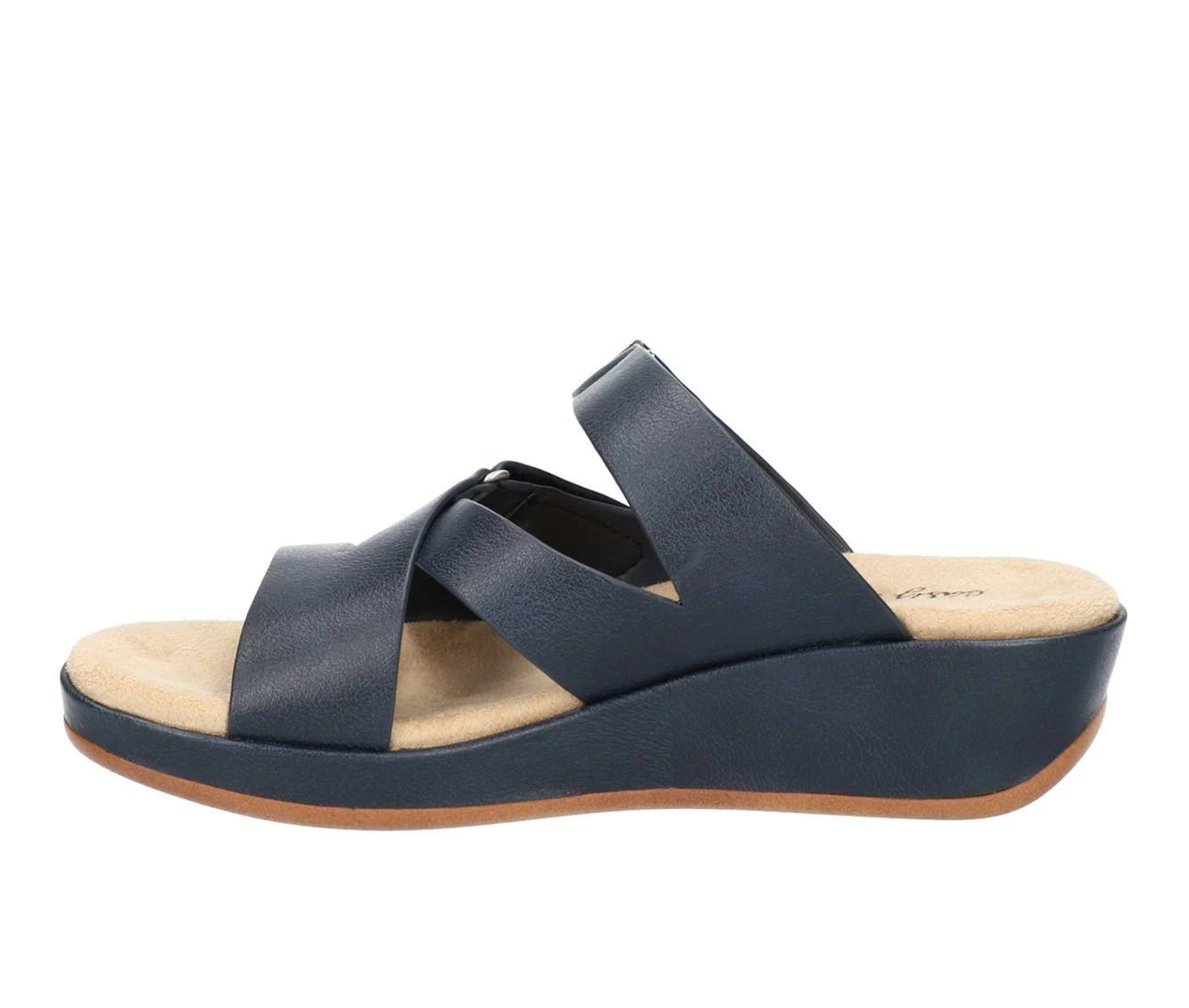 Best Pirce π€© Women's Easy Street Koda Wedge π©΄ Sandals Navy π - Image 4