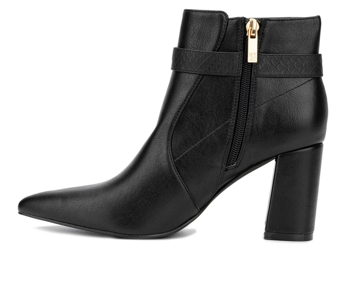 Best reviews of π Women's New York And Company Elisabeth Heeled Booties Black π - Image 4