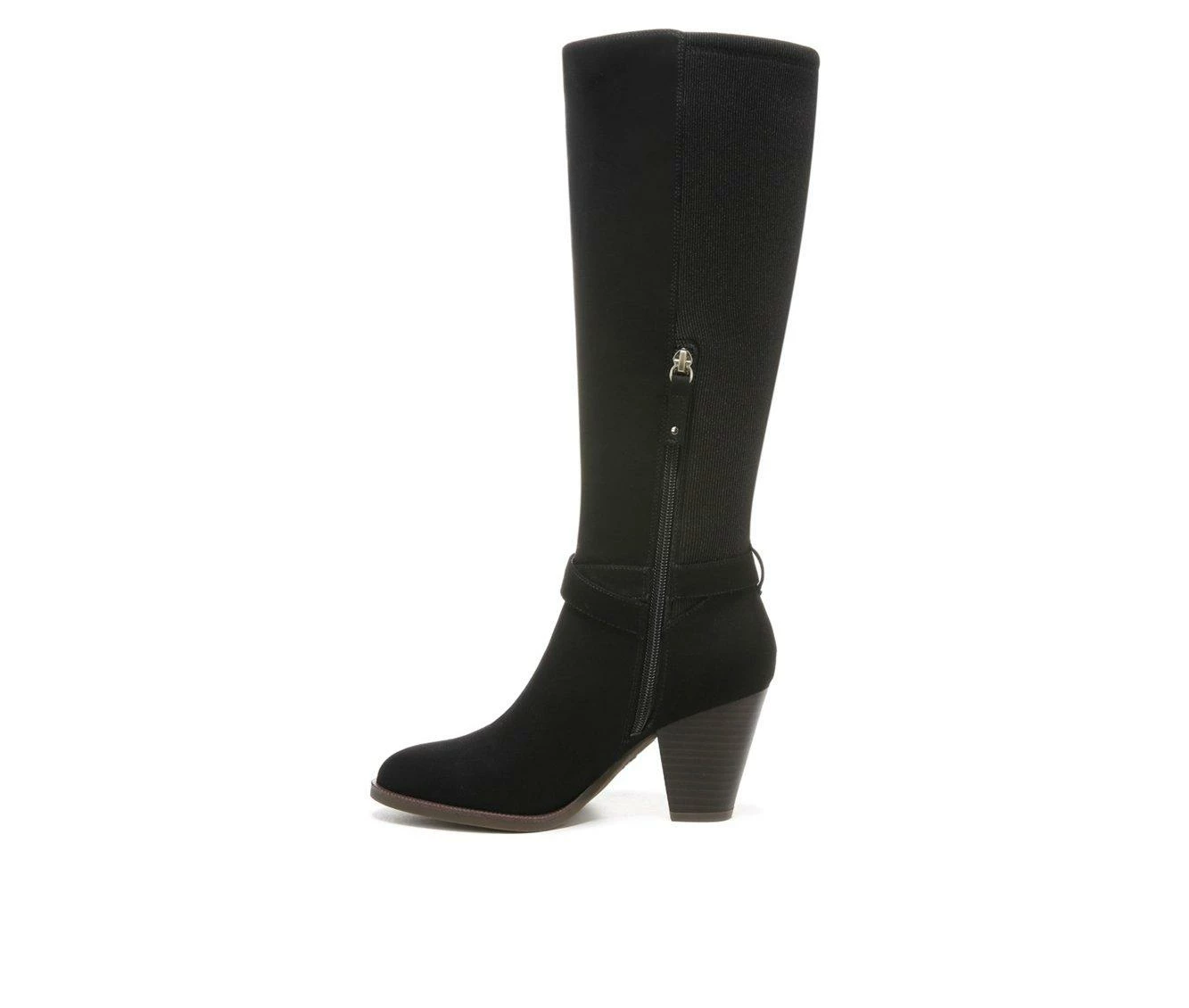 Coupon π₯° Women's Dr. Scholls Knockout Knee-High Heeled Booties Black π₯ - Image 4