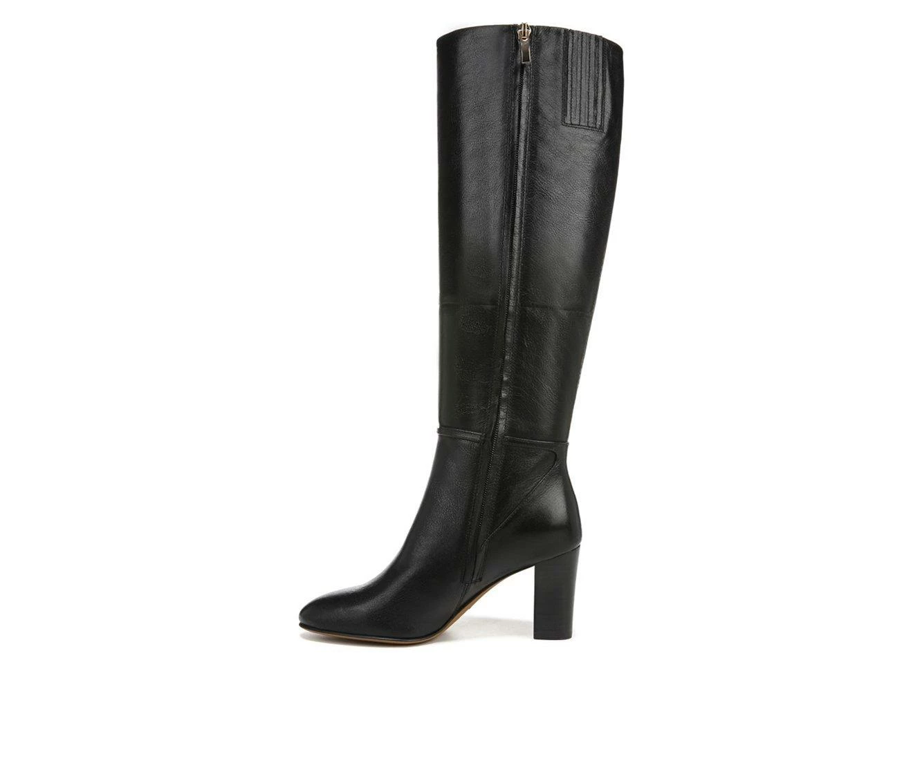 Budget βοΈ Women's Franco Sarto Palermo Knee High Heeled π₯Ύ Boots Black π - Image 4