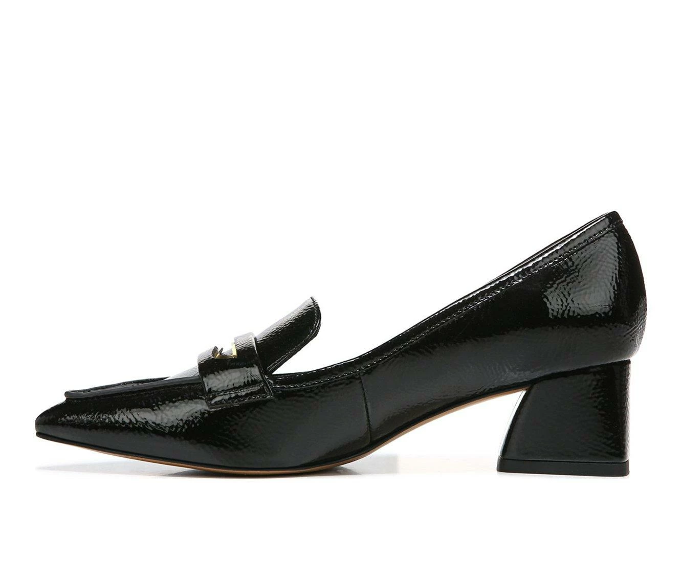 Cheapest π Women's Franco Sarto Remi Heeled Loafers Black π₯ - Image 4