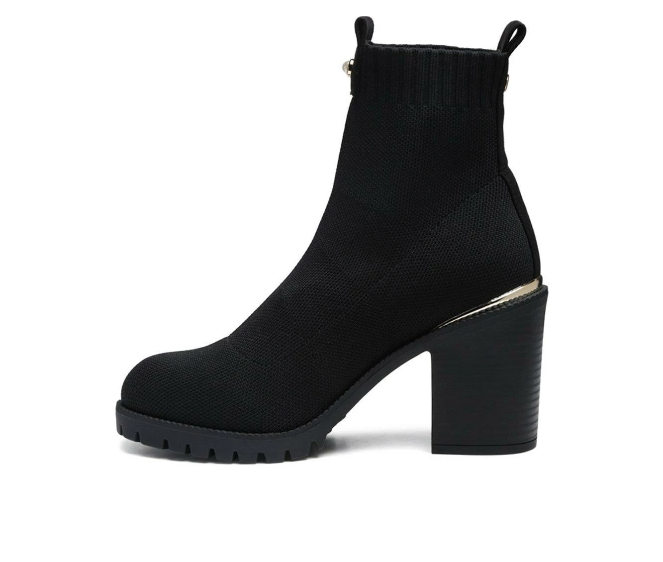 Best reviews of π Women's London Rag Medusa Block Heel Booties Black 𧨠- Image 4