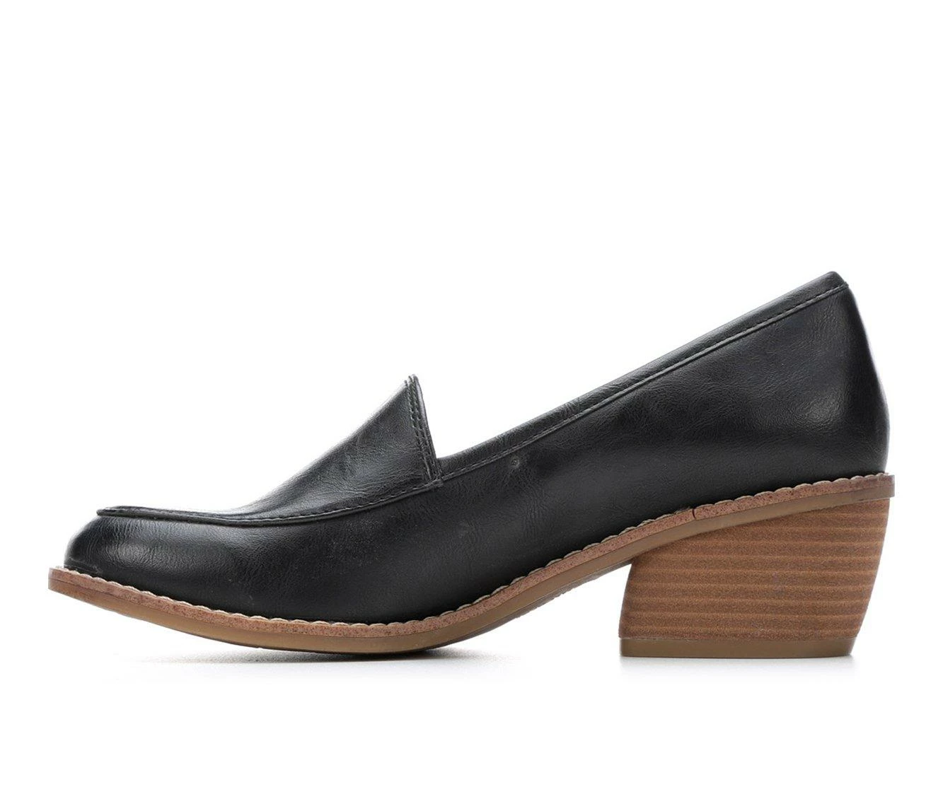 Best Pirce π Women's EuroSoft Cadwyn Heeled Loafers Black π - Image 4