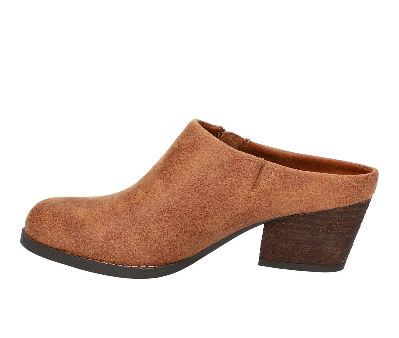 New π Women's Bella Vita Carlene Mule Booties Caramel 𧨠- Image 4