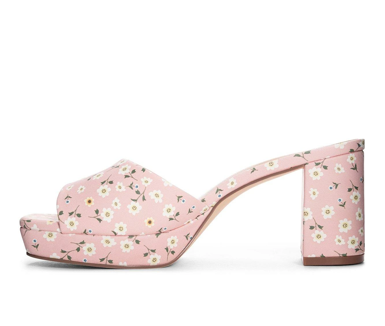 Outlet β¨ Women's Chinese Laundry Tai Block Heel π Dress π©΄ Sandals Pink Floral π - Image 4
