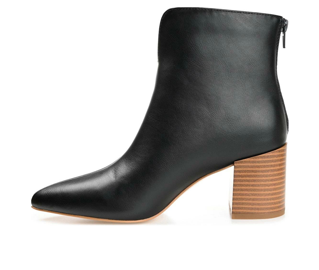 Top 10 π Women's Journee Collection Kayden Block Heel Booties Black π - Image 4