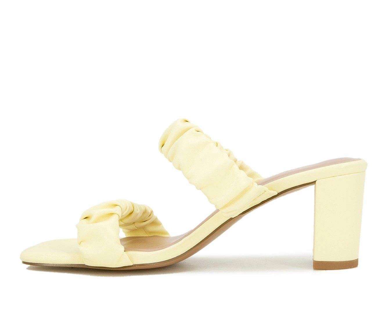 Outlet π― Women's KENSIE Kamilah Heeled π Dress π©΄ Sandals Pastel Yellow π - Image 4