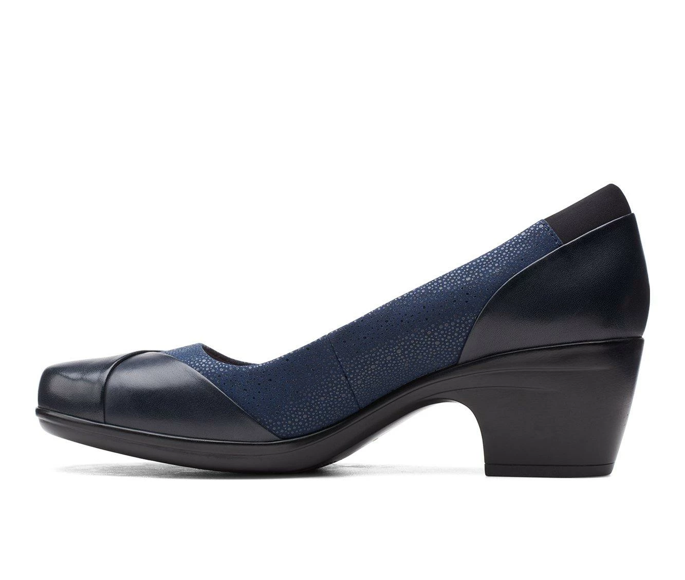 New ๐ฅฐ Women's Clarks Emily Alexa Pumps Navy โค๏ธ - Image 4