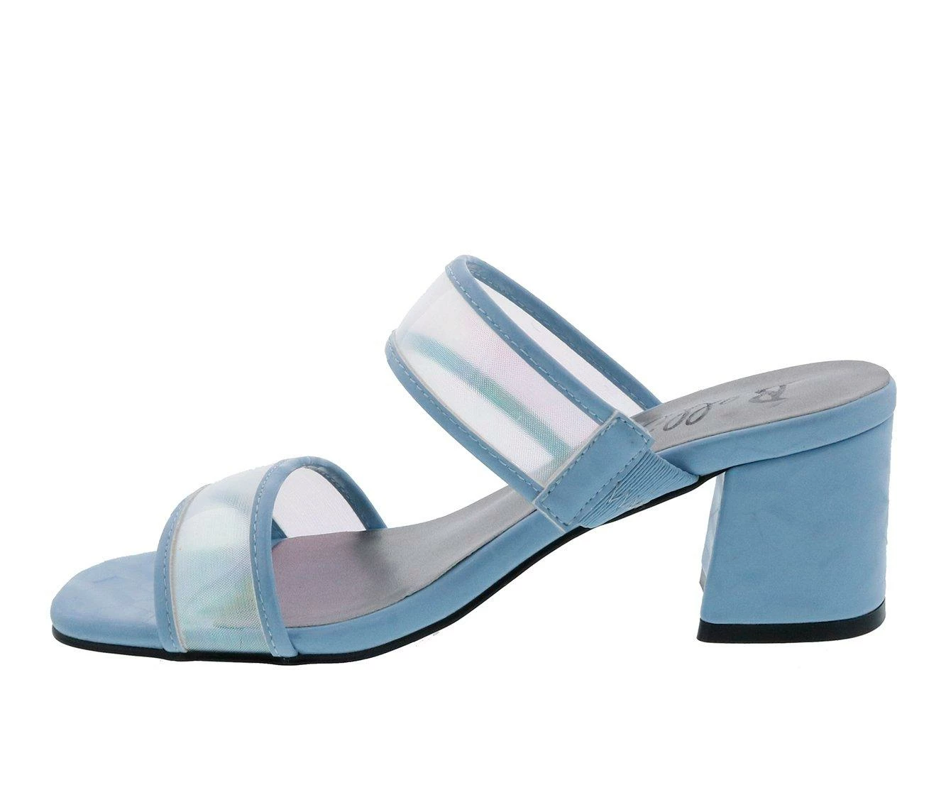 Outlet β Women's Bellini Fizzle Mule π Heels Blue/Lucite β¨ - Image 4