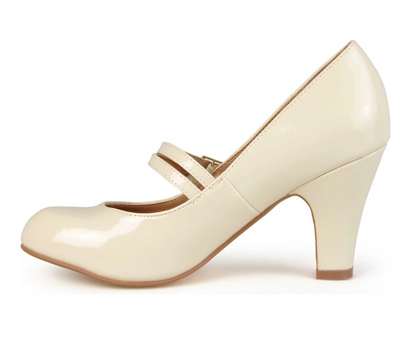 Best deal β¨ Women's Journee Collection Wendy Mary Jane Pumps Beige π - Image 4