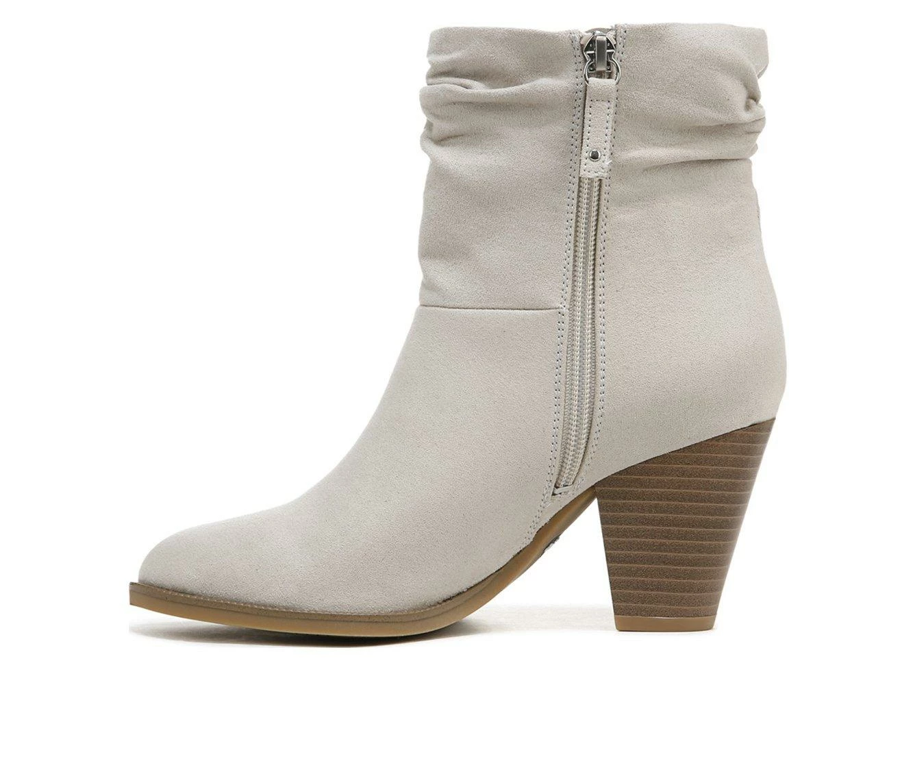 Budget π Women's Dr. Scholls Kall Me Heeled Mid Calf Booties Oyster π€© - Image 4