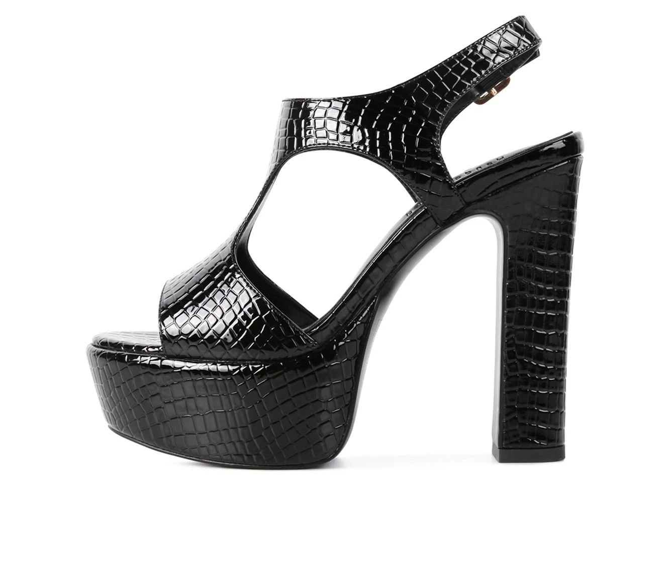 Promo π Women's Rag & Co Croft Platform π Dress π©΄ Sandals Black π₯° - Image 4