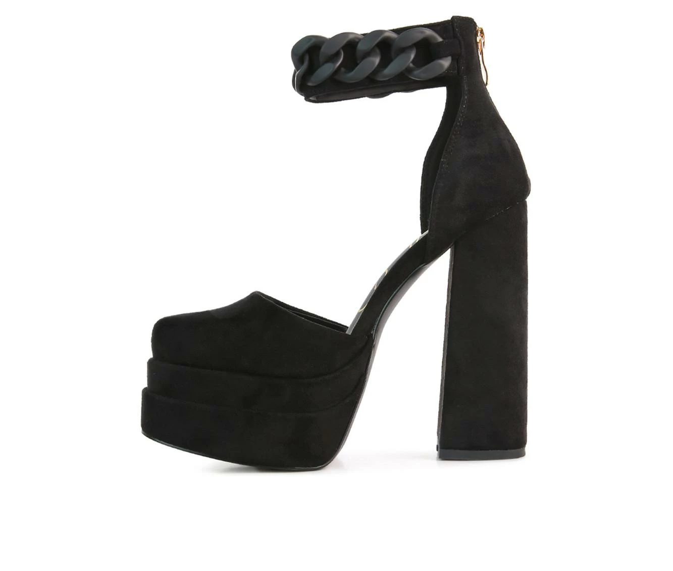 Brand new π Women's London Rag Golden Hour Platform Pumps Black β - Image 4