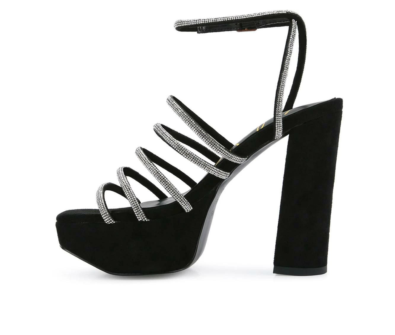 Best Sale π Women's London Rag Trick Platform π Dress π©΄ Sandals Black π₯ - Image 4