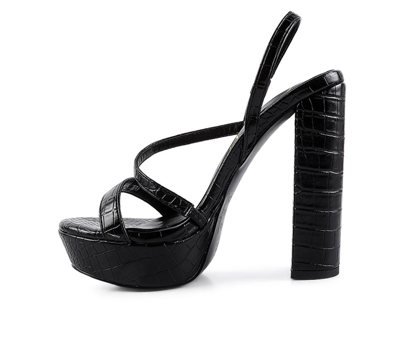 Best Pirce π Women's London Rag Slegs Platform π Dress π©΄ Sandals Black π₯° - Image 4