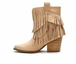 Coupon 👏 Women's Coconuts By Matisse Logan Western 🥾 Boots Natural 🎁 -b.o.c Sales 3 75