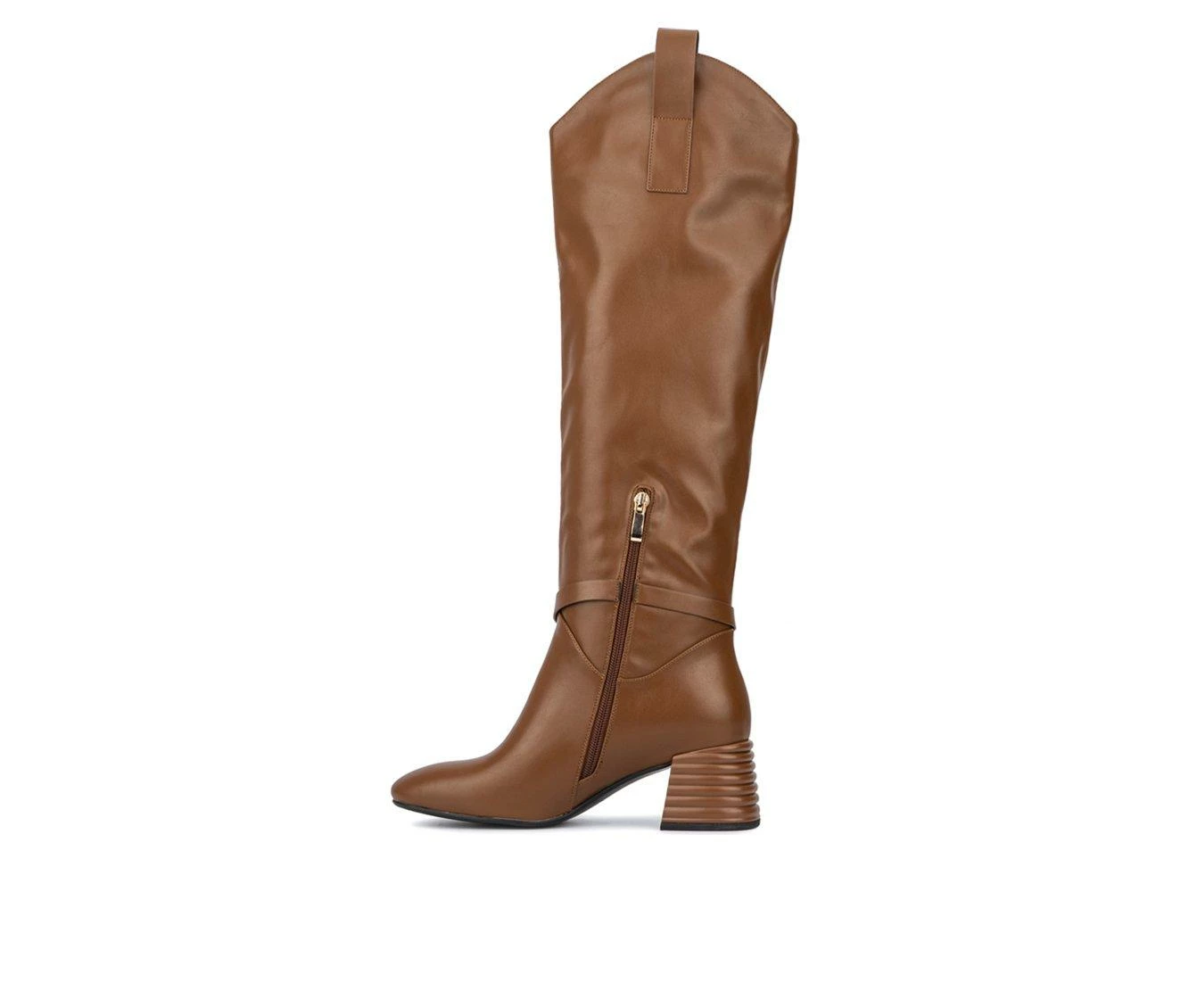 Outlet β€οΈ Women's Torgeis Elenora Knee High Heeled π₯Ύ Boots Cognac π - Image 4