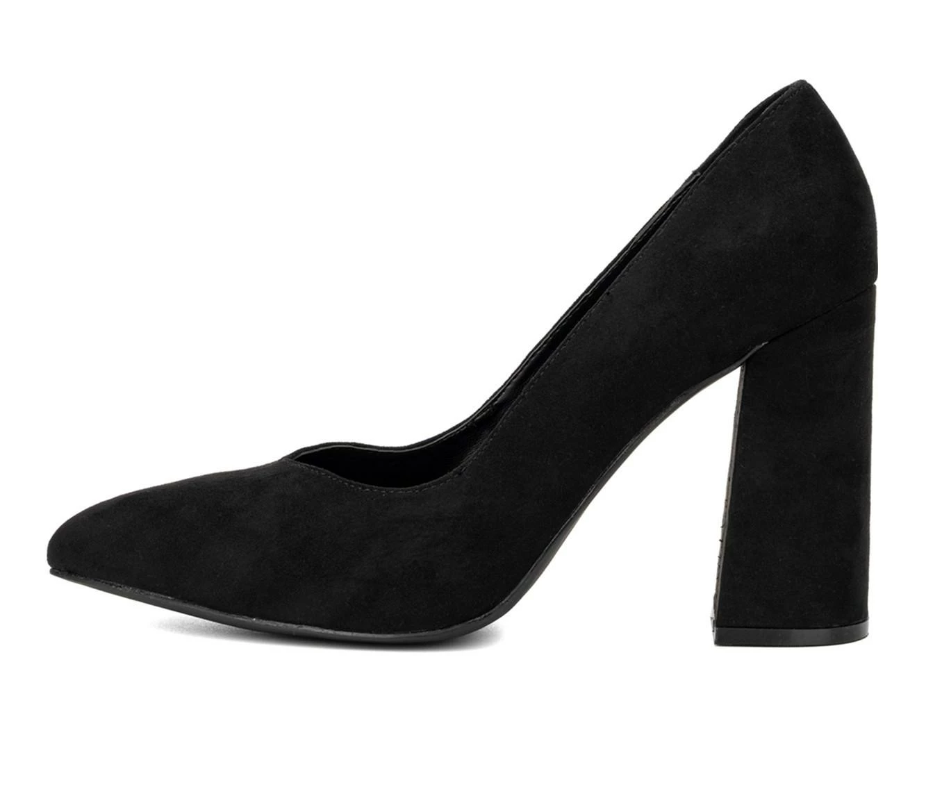 Cheapest 𧨠Women's Fashion To Figure Penelope Pumps Black Wide π - Image 4