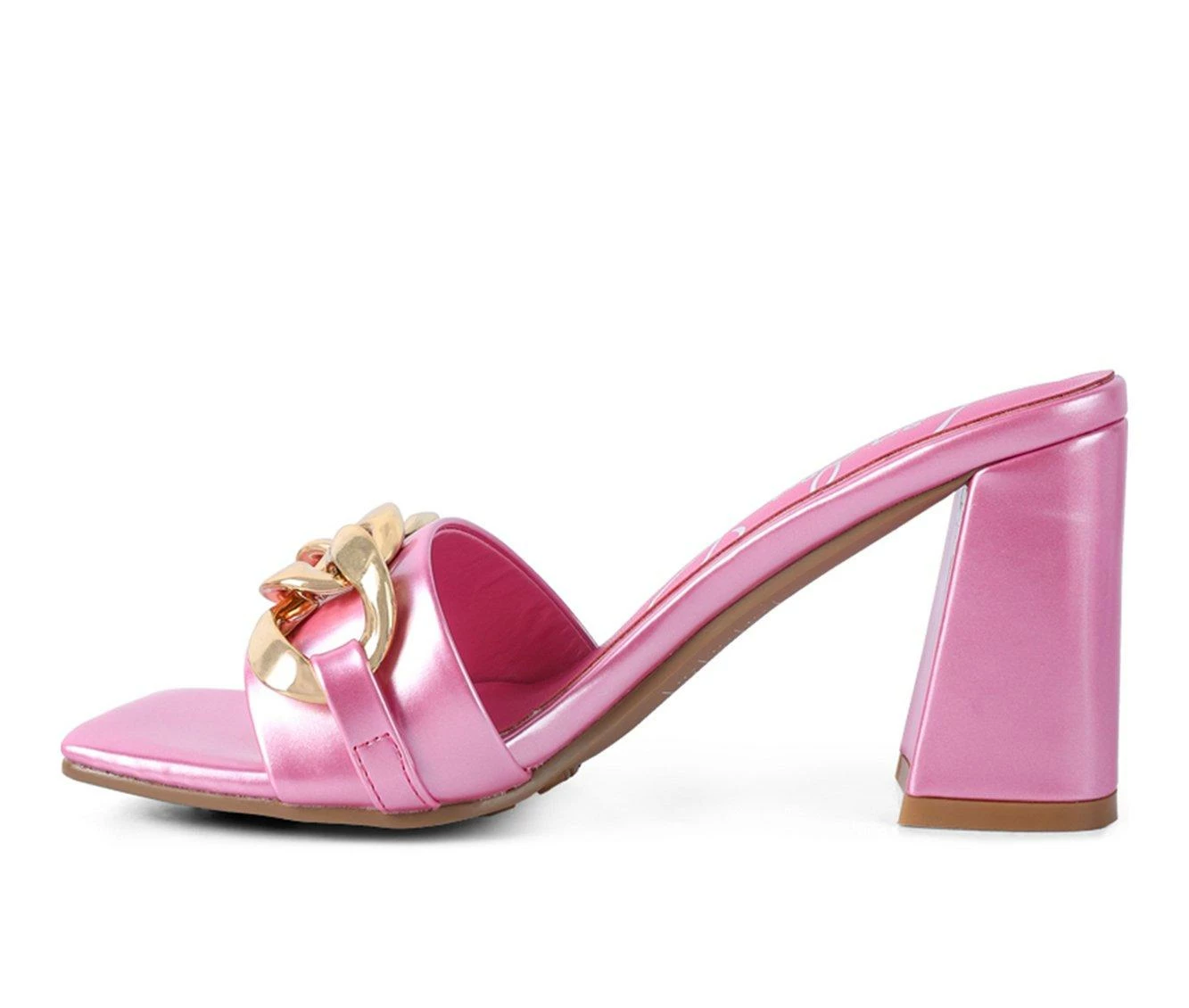 Top 10 π Women's London Rag Playdoll Block Heel π Dress π©΄ Sandals Pink β - Image 4