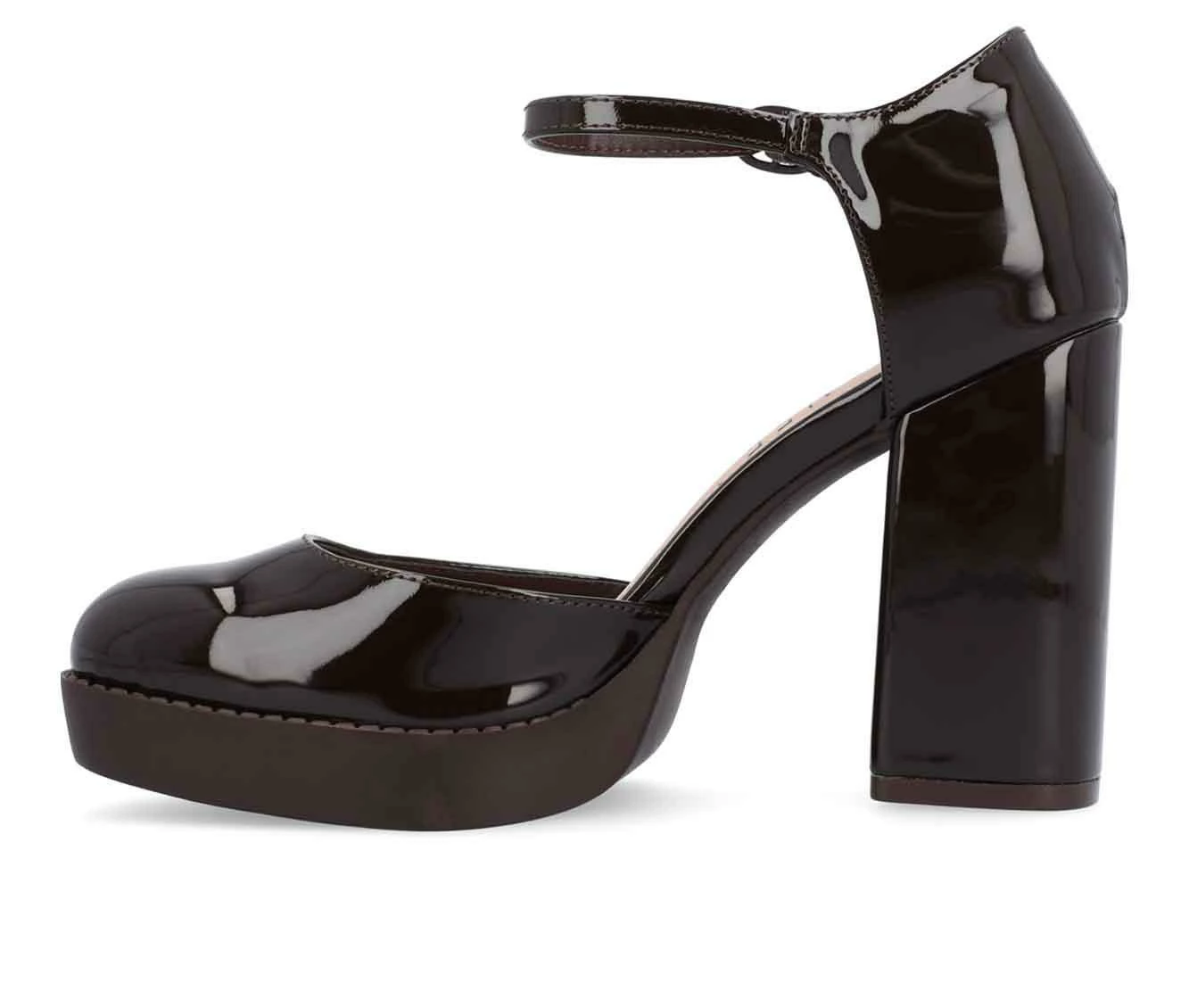 Deals π₯ Women's Journee Collection Samarr Platform Pumps Brown π - Image 4