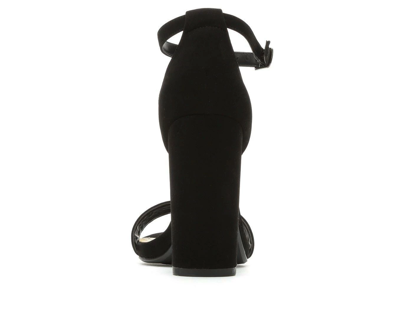 Budget π Women's Y-Not Shiner Heeled π©΄ Sandals Black Nub β - Image 4