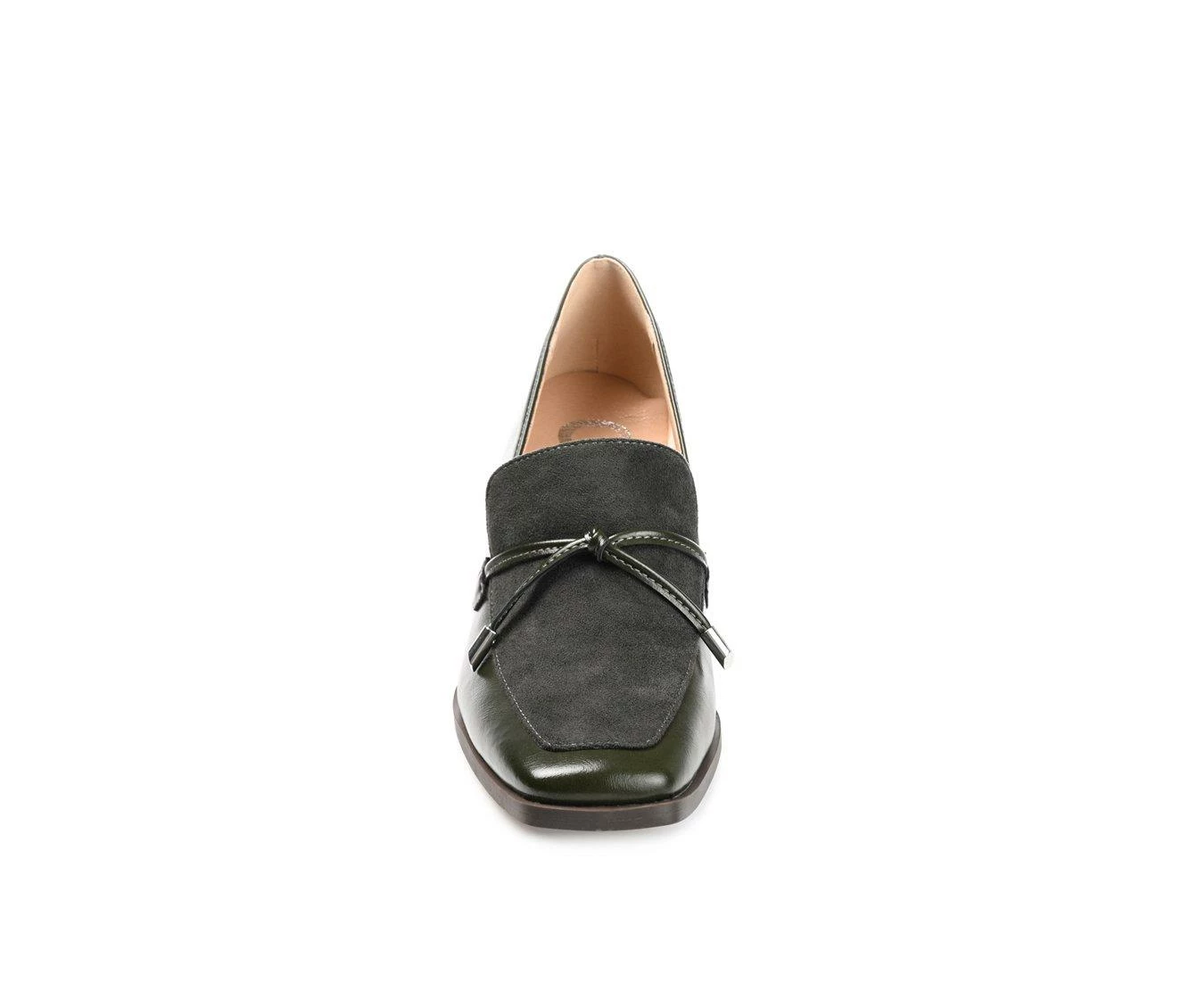 Coupon β Women's Journee Collection Crawford Heeled Loafers Olive π― - Image 5