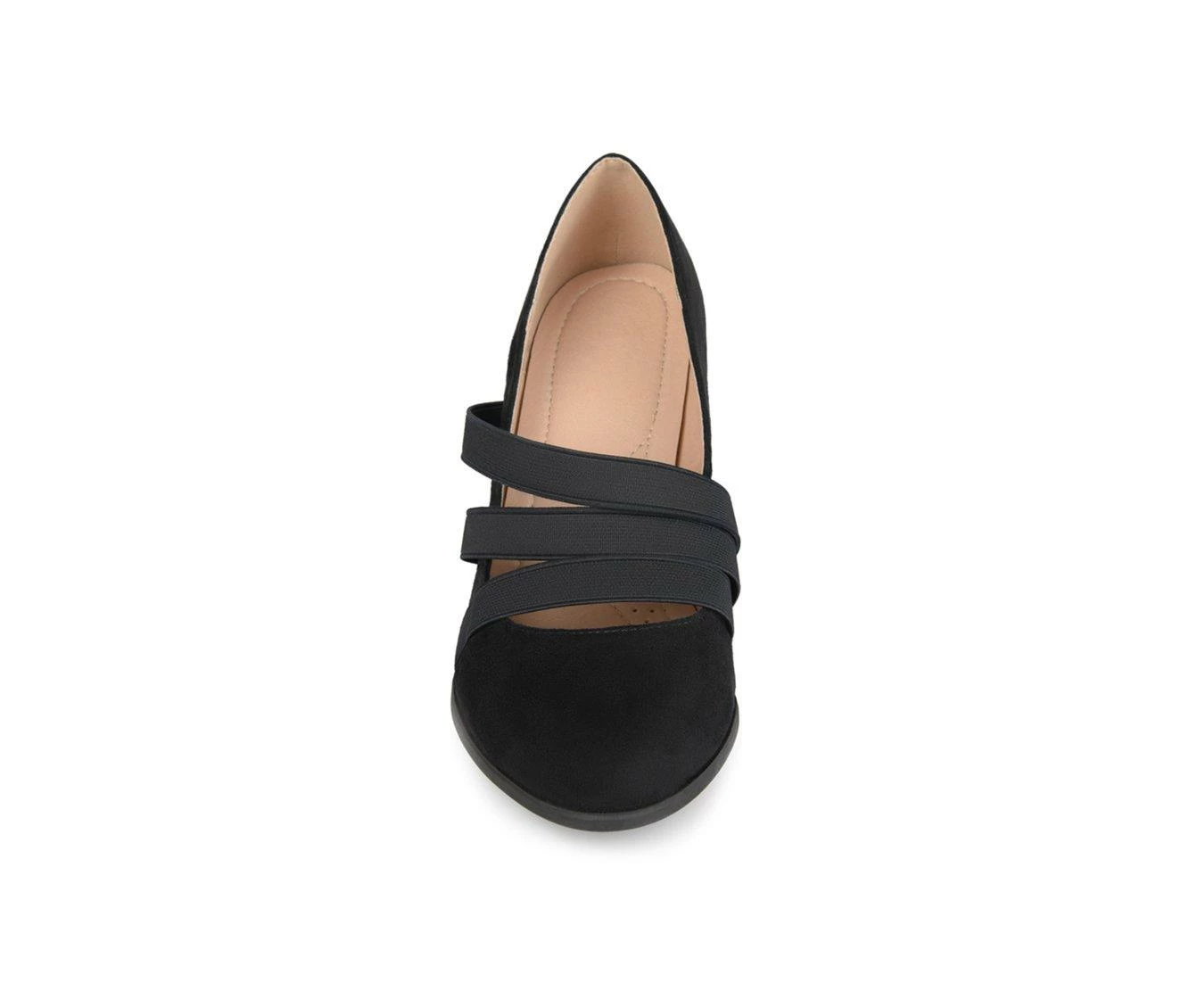 Wholesale π― Women's Journee Collection Loren Pumps Black Wide β¨ - Image 5