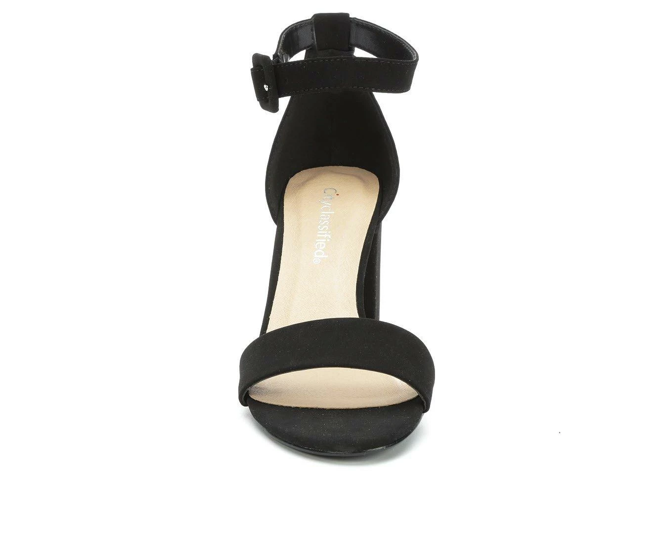 New π Women's City Classified Cake Heeled π©΄ Sandals Black π - Image 5
