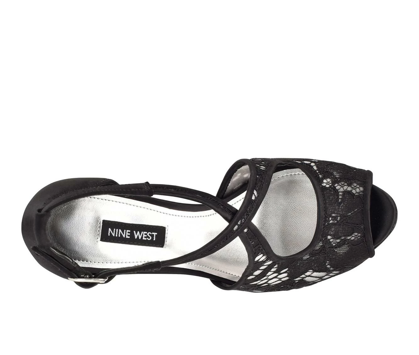 Outlet βοΈ Women's Nine West Hanya π Dress π©΄ Sandals Black/Clear β¨ - Image 5