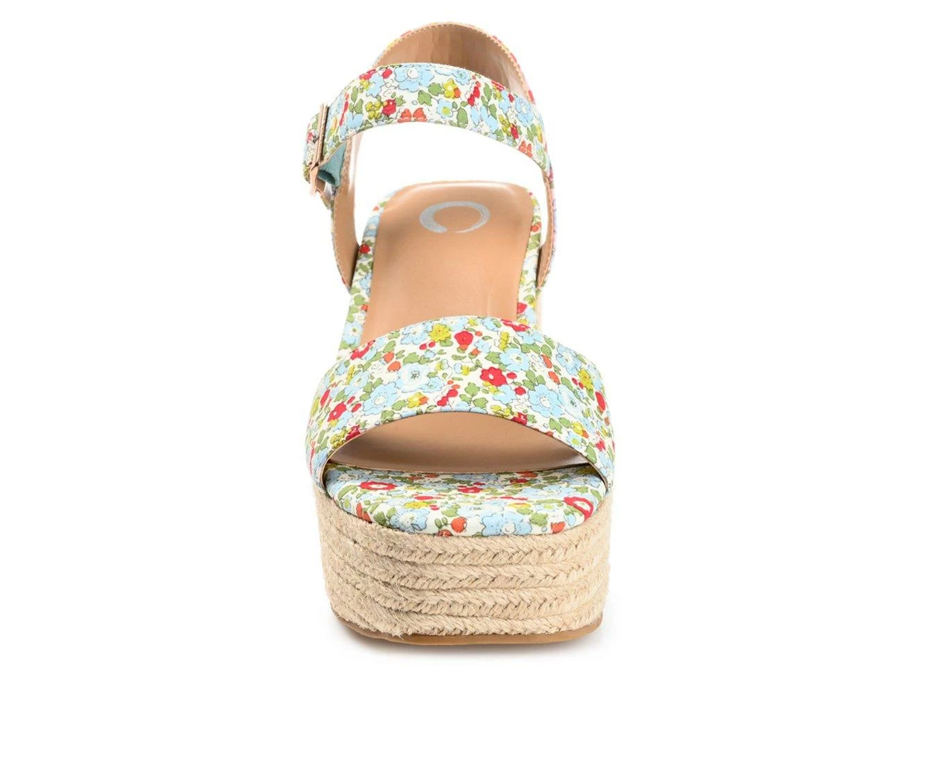 New π Women's Journee Collection Pearrl Espadrille Wedge π©΄ Sandals Blue π - Image 5