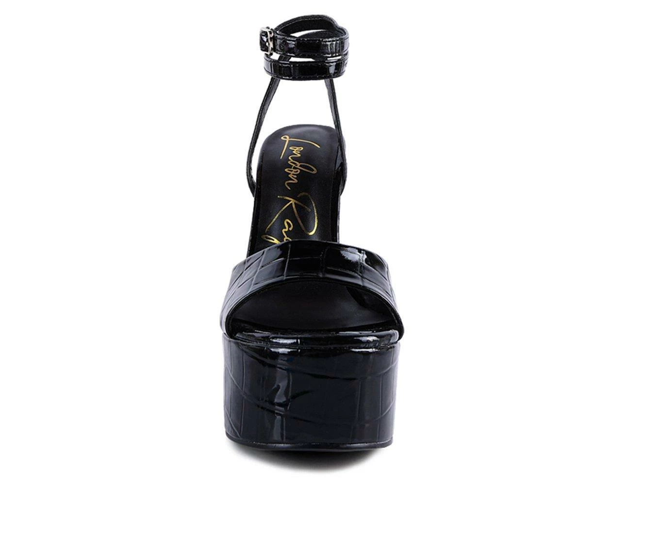 Top 10 π Women's London Rag Drop Dead Platform π Dress π©΄ Sandals Black β - Image 5