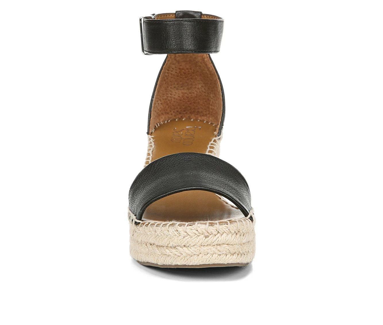 Top 10 ❤️ Women's Franco Sarto L-Clemens Wedge 🩴 Sandals Black 🧨 - Image 5