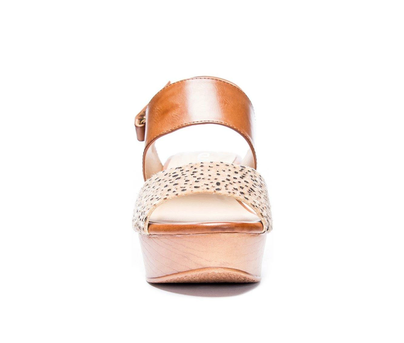 New ๐ฅฐ Women's CL By Laundry Christel Wedges Nude/Camel ๐ - Image 5