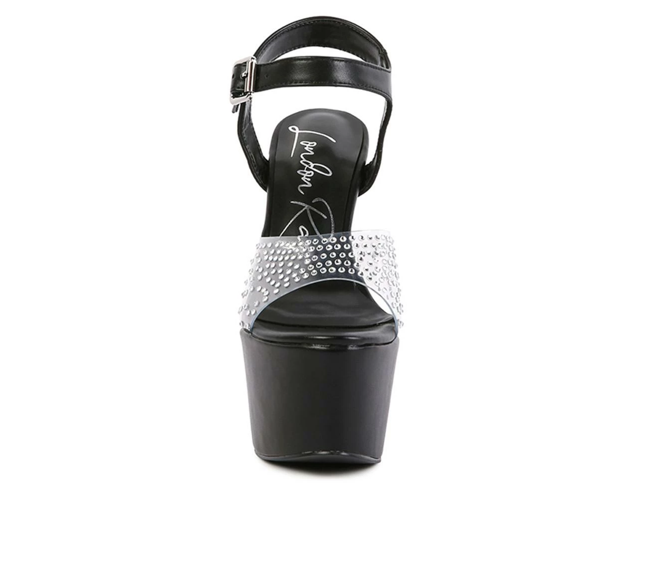 Promo β Women's London Rag First Date Platform π Dress π©΄ Sandals Black 𧨠- Image 5