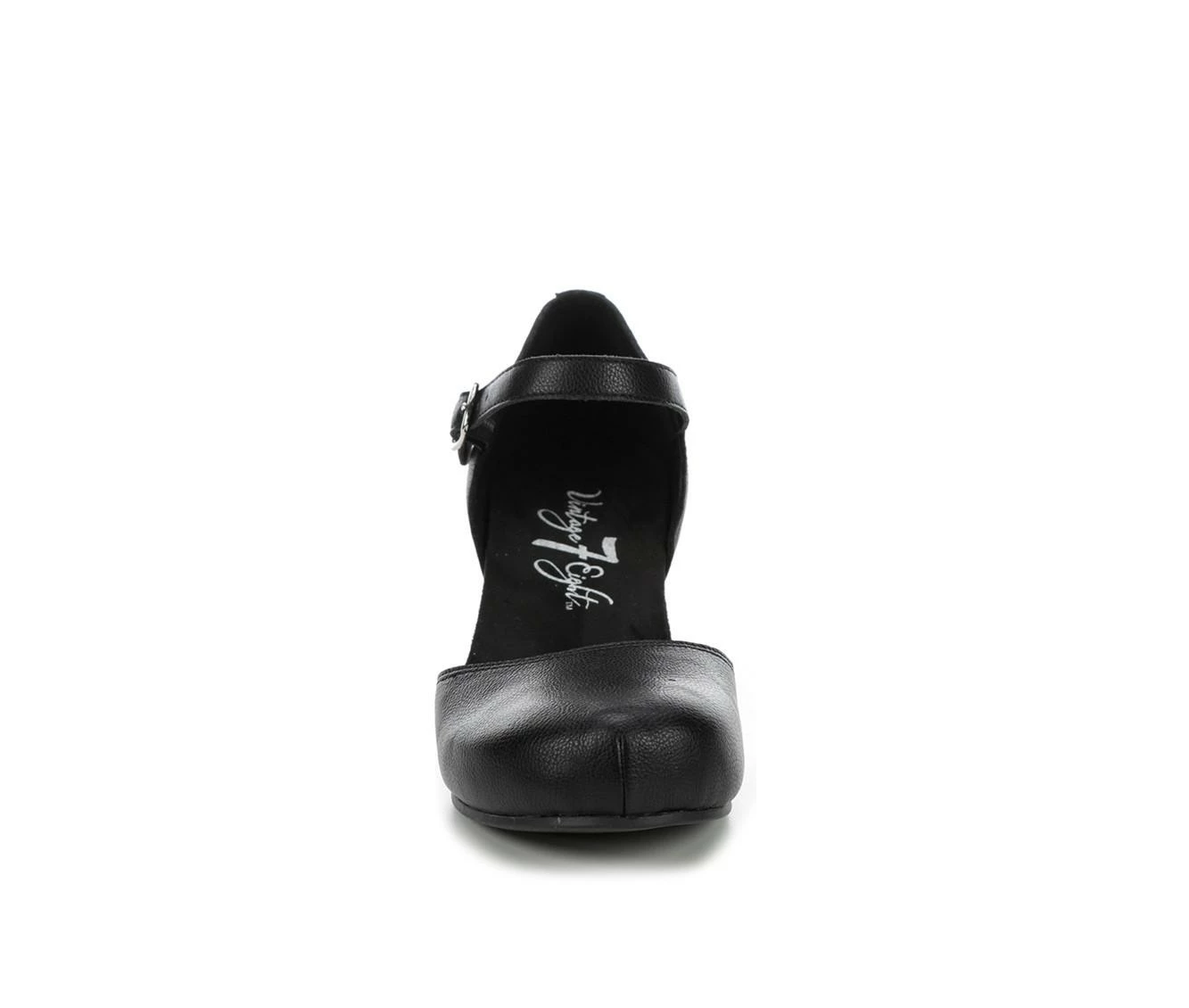 Promo π€© Women's Vintage 7 Eight Finley Wedges Black 𧨠- Image 5