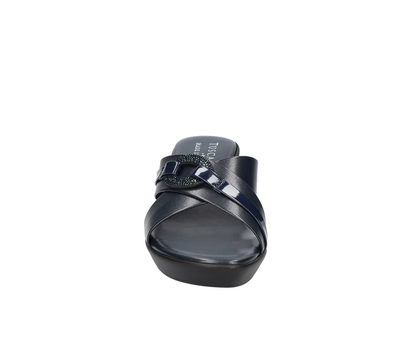 Best deal π Women's TUSCANY BY EASY STREET Sabina Wedge π©΄ Sandals Navy 𧨠- Image 5