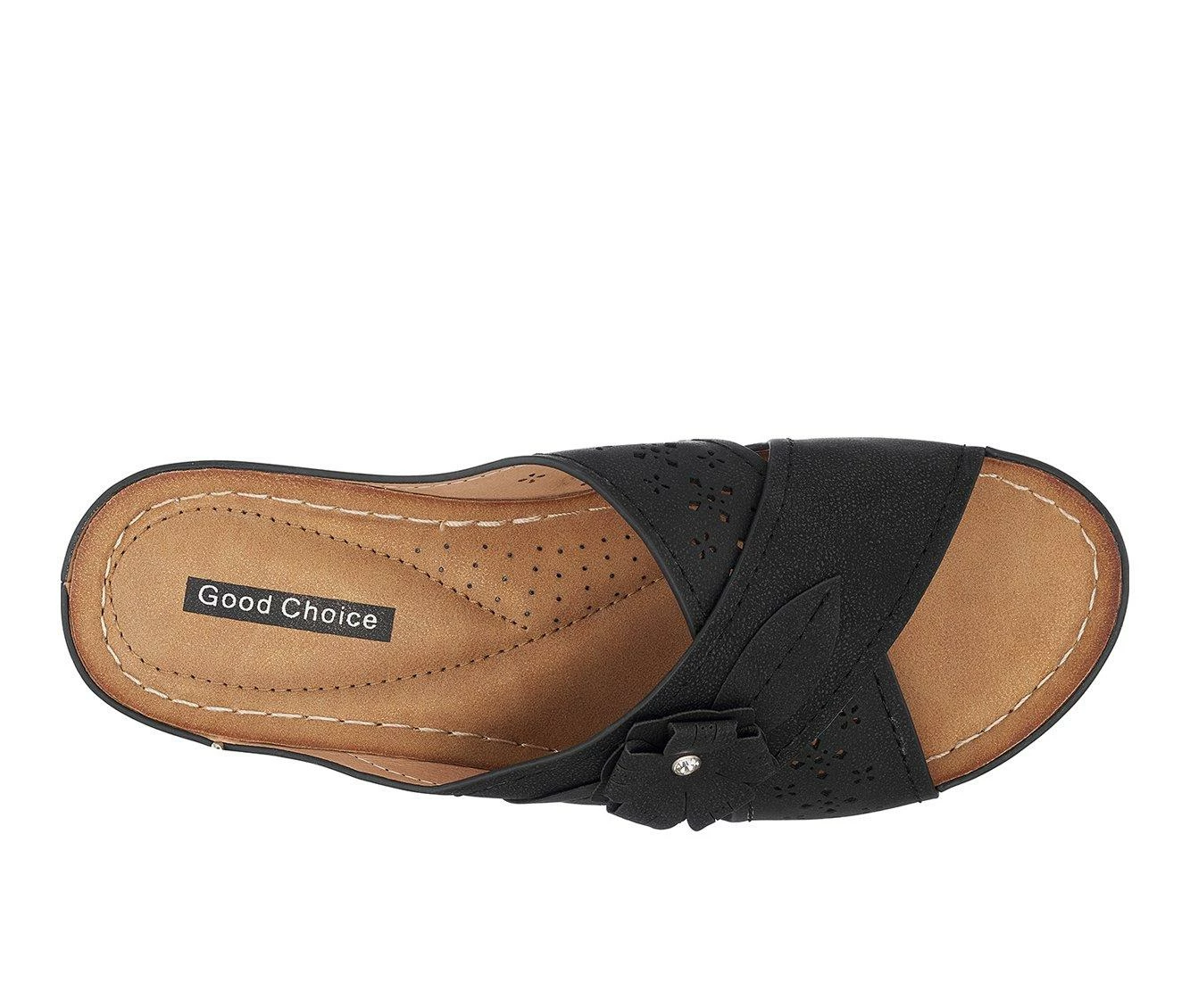 Best Sale π Women's GC π Shoes Dory Wedges Black π - Image 5