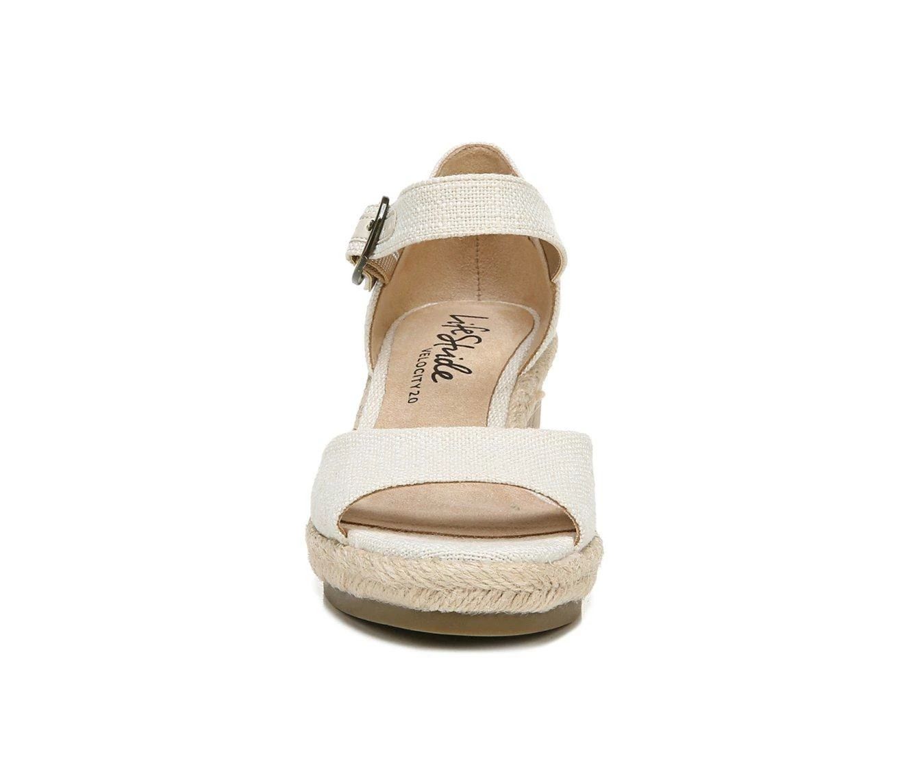 Hot Sale ๐ Women's LifeStride Go For It Sustainable Wedge ๐ฉด Sandals Cream ๐ - Image 5