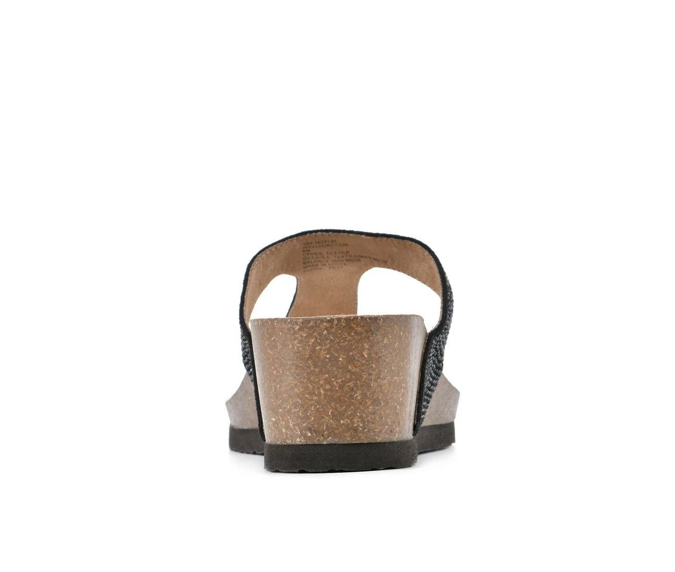 Brand new π Women's White Mountain Action Footbed Wedge π©΄ Sandals Black/Multi π - Image 5