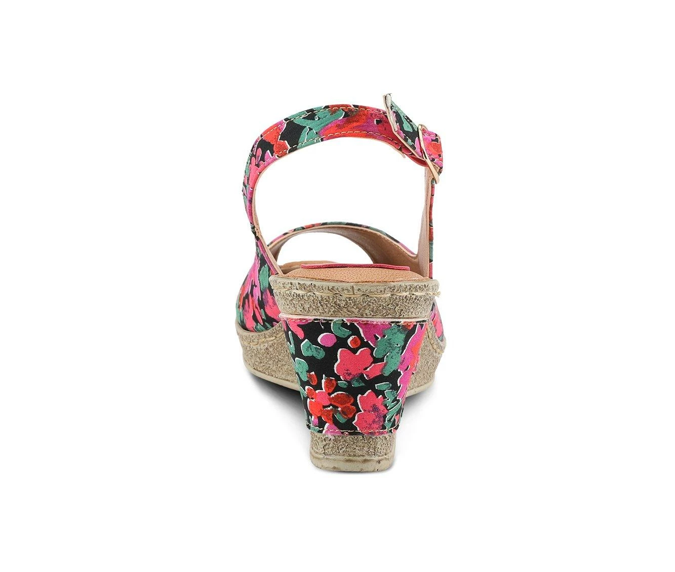 Hot Sale π Women's Patrizia Candance-Bloom Wedges Black Multi π - Image 5