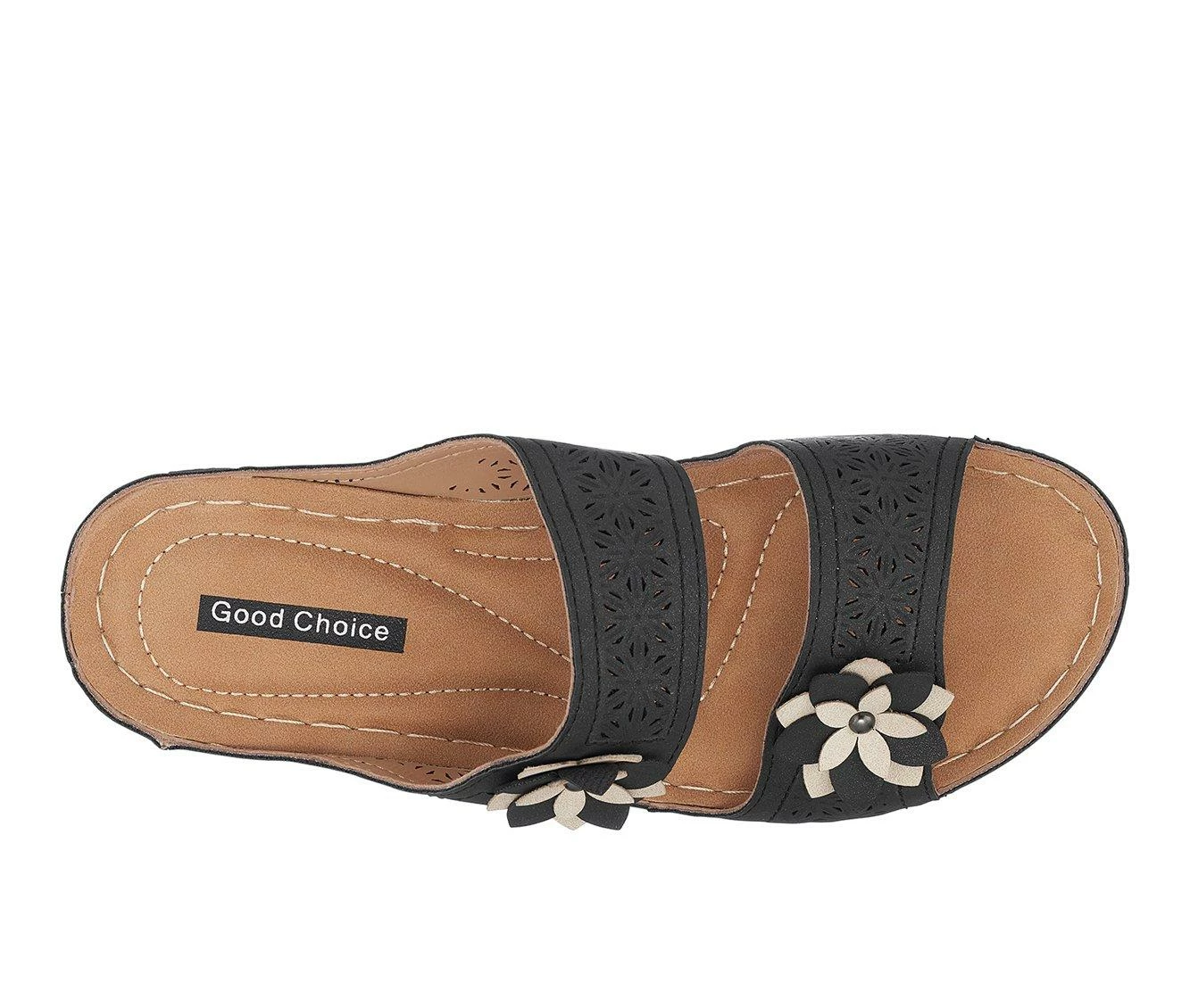 Promo β€οΈ Women's GC π Shoes Cie Wedge π©΄ Sandals Black β¨ - Image 5
