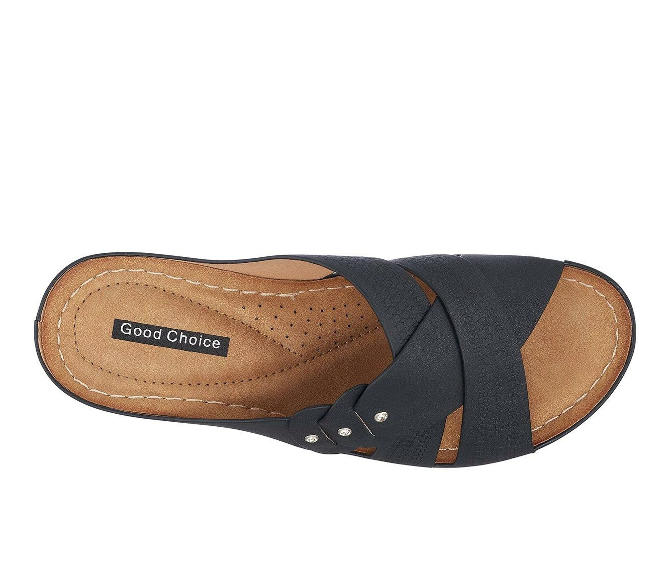 Best Pirce β¨ Women's GC π Shoes Dorty Wedge π©΄ Sandals Black π₯° - Image 5