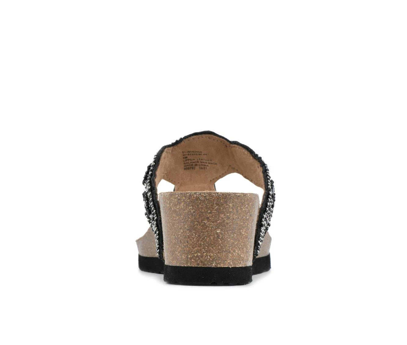 Top 10 π Women's White Mountain Blast Wedge Footbed π©΄ Sandals Black 𧨠- Image 5