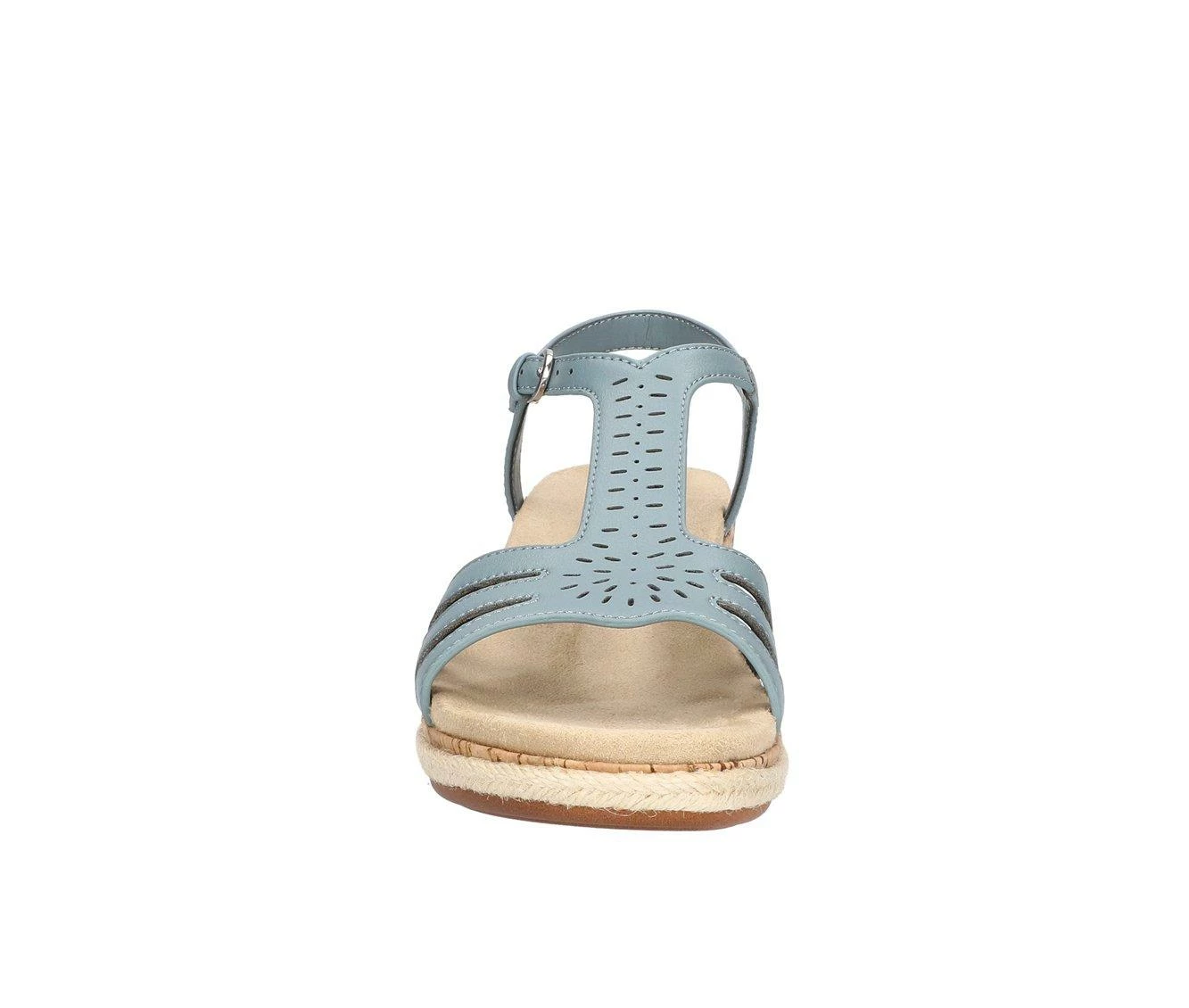 Budget π Women's Easy Street Dorinda Wedge π©΄ Sandals Blue 𧨠- Image 5
