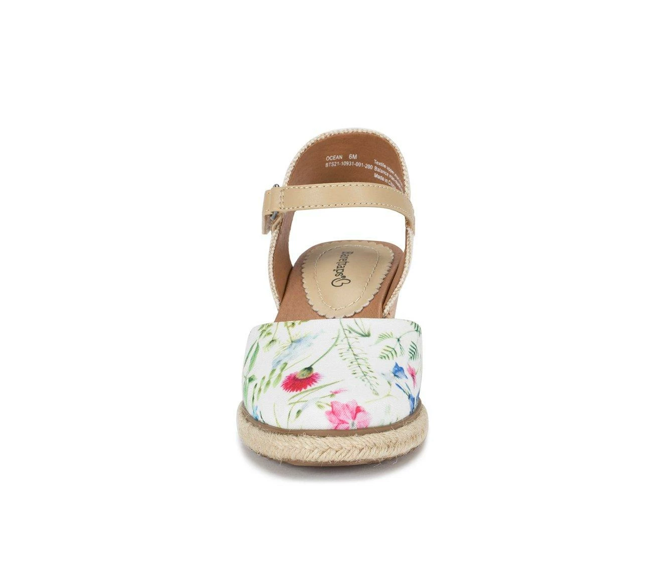 Best reviews of βοΈ Women's Baretraps Ocean Closed Toe Wedge π©΄ Sandals Wht Multi Flwr β - Image 5